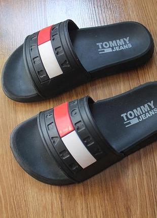 Дитячі шльопанці тапочки унісекс tommy jeans (tommy hilfiger)