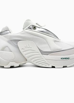 Кроссовки мужские, кроссовки женские, 1в1 люкс качество, кожа, adidas edge runner white/silver, sky-adi-0556