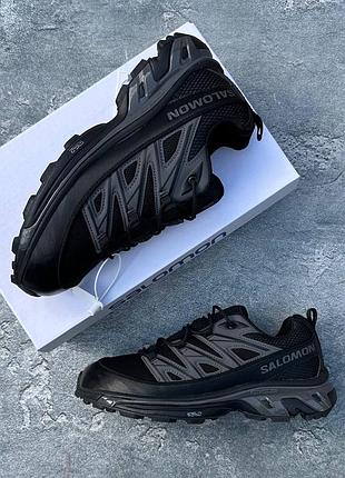 Стильні кросівки salomon xt-6 black gore-tex