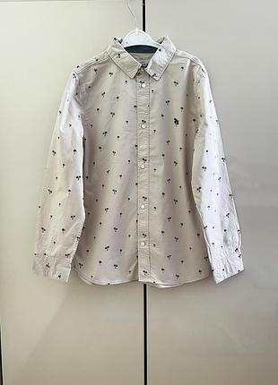 Стильна котонова сорочка h&m 146-152 розміру