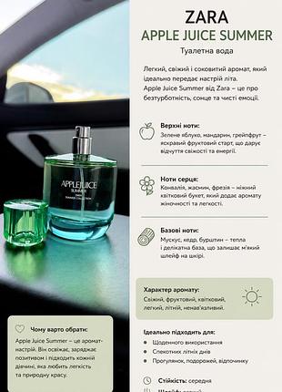 Zara apple juice summer