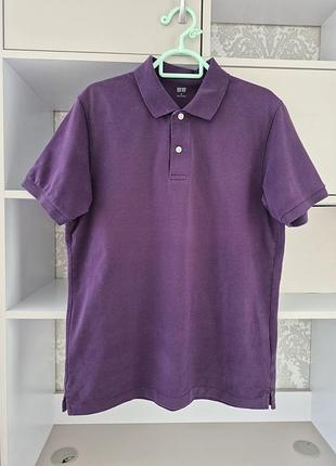 Футболка поло чоловіча котонова uniqlo