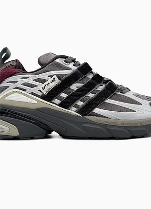 Кросівки чоловічі, кросівки жіночі, 1в1 люкс якість, шкіра, adidas adistar coushion x s.f.t.m. brown, sky-adi-0528