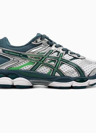 Кроссовки мужские, кроссовки женские, 1в1 люкс качество, кожа, asics gel-cumulus 16 white/ironclad, sky-asc-0245