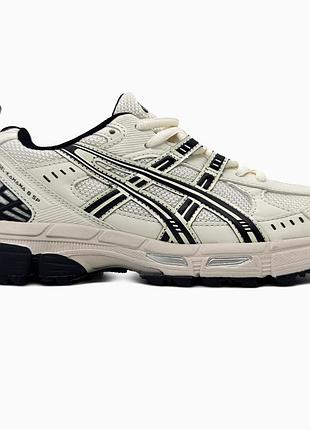 Кроссовки мужские, кроссовки женские, 1в1 люкс качество, кожа, asics gel-kahana 8 sp beige/black, sky-asc-0220