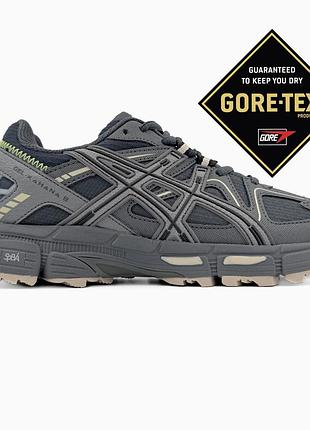 Кроссовки мужские, кроссовки женские, 1в1 люкс качество, кожа, asics gel-kahana 823x grey/green, sky-asc-0114