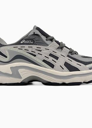 Кроссовки мужские, кроссовки женские, 1в1 люкс качество, кожа, asics gel-preleus grey/blue, sky-asc-0127