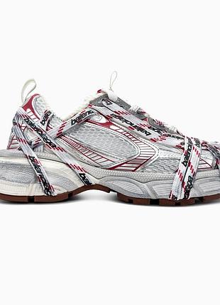 Кросівки чоловічі, кросівки жіночі, 1в1 люкс якість, шкіра, balenciaga 3xl extreme lace red/white, sky-bal-0054