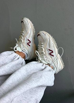 Жіночі кросівки new balance 204l cream/burgundy / smb+ 🔗