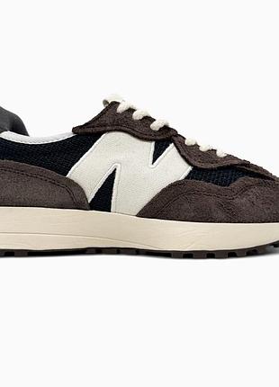 Кросівки чоловічі, кросівки жіночі, 1в1 люкс якість, шкіра, new balance 327 brailed rich earth brown, sky-nbl-0497