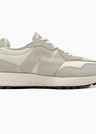 Кросівки чоловічі, кросівки жіночі, 1в1 люкс якість, шкіра, new balance 327 beige, sky-nbl-0294