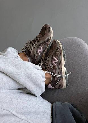 Жіночі кросівки new balance 204l brown/pink / smb+ 🔗