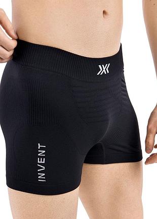 Чоловічі чорні функціональні термотруси-боксери x-bionic invent 4.0 light boxer shorts