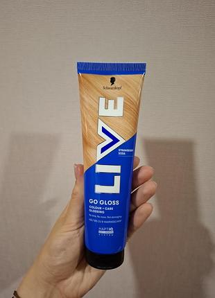 Schwarzkopf live go gloss — strawberry soda