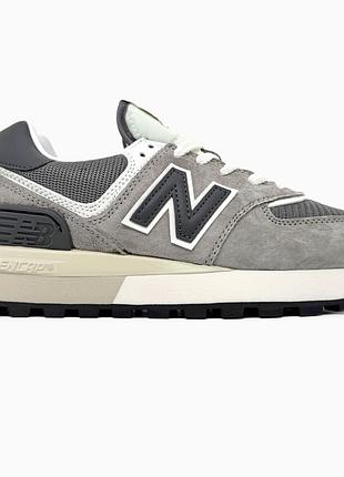 Кросівки чоловічі, кросівки жіночі, 1в1 люкс якість, шкіра, new balance 574 legacy grey/beige, sky-nbl-0202