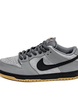 Мужские кроссовки nike sb dunk low pro cool grey / smb+ 🔗
