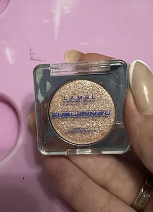 Сяючі глітерні моно-тіні lamel subliminal pixel shine sparkle