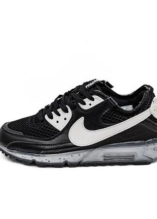 Мужские кроссовки nike air max 90 x terrascape black white / smb+ 🔗