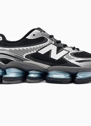 Кросівки чоловічі, кросівки жіночі, 1в1 люкс якість, шкіра, new balance abzorb 2000 grey/black, sky-nbl-0445