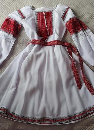 Вышитое платье женское. вышиванка женская платья вышиванка