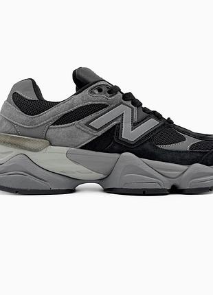 Кросівки чоловічі, кросівки жіночі, 1в1 люкс якість, шкіра, new balance 9060 black, sky-nbl-0149