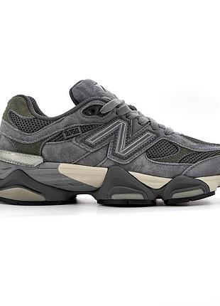 Кроссовки мужские, кроссовки женские, 1в1 люкс качество, кожа, new balance 9060 grey, sky-nbl-0286