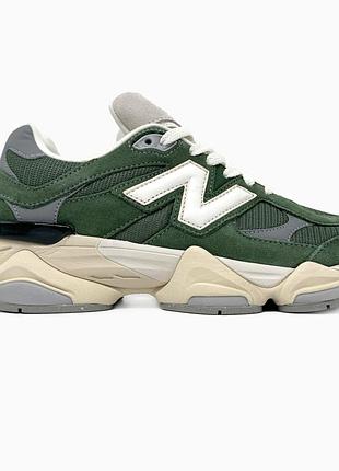 Кроссовки мужские, кроссовки женские, 1в1 люкс качество, кожа, new balance 9060 green/beige, sky-nbl-0258