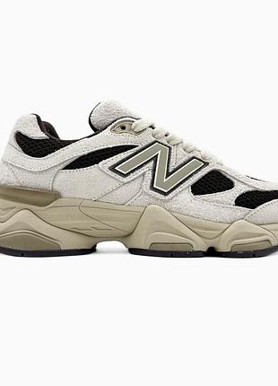 Кроссовки мужские, кроссовки женские, 1в1 люкс качество, кожа, new balance 9060 beige/brown, sky-nbl-0302