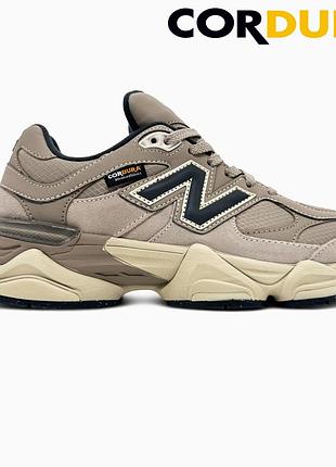 Кроссовки мужские, кроссовки женские, 1в1 люкс качество, кожа, new balance 9060 beige cordura, sky-nbl-0460