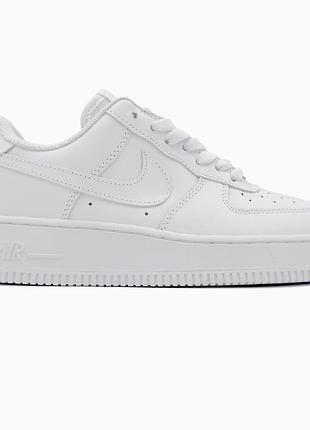 Кроссовки мужские, кроссовки женские, 1в1 люкс качество, кожа, nike air force white 📦, sky-nik-0111