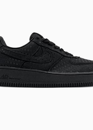 Кроссовки мужские, кроссовки женские, 1в1 люкс качество, кожа, nike air force 1 se valentines day/black, sky-nik-0809