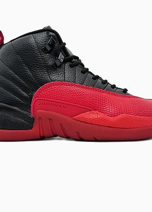 Кроссовки мужские, кроссовки женские, 1в1 люкс качество, кожа, nike air jordan 12 retro flu game, sky-nik-0707