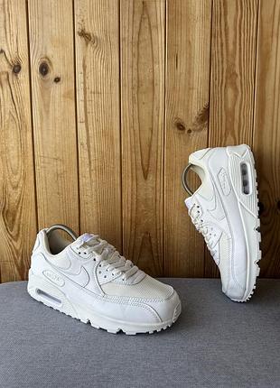 Білі чоловічі кросівки кеди взуття nike air max 90