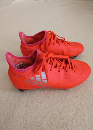 Футбольные детские бутсы adidas, 19,5 см, размер 30-31