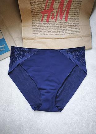 Трусики с кружевом микрофибра  marks&spencer (англия) р. uk 14 - euro 42 - на l/xl
