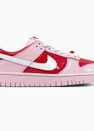 Кросівки чоловічі, кросівки жіночі, 1в1 люкс якість, шкіра, nike dunk low be me/valentines day, sky-nik-0792