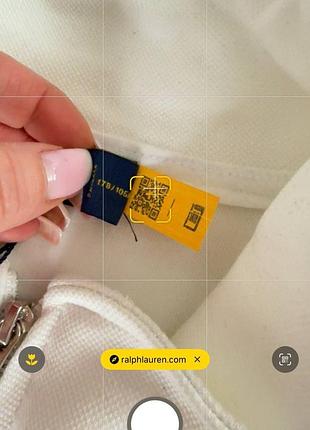 🔥кофта full zip polo ralph lauren white 🔥 6