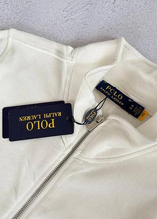 🔥кофта full zip polo ralph lauren white 🔥 7