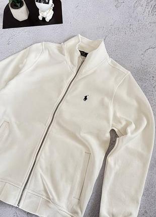 🔥кофта full zip polo ralph lauren white 🔥 4