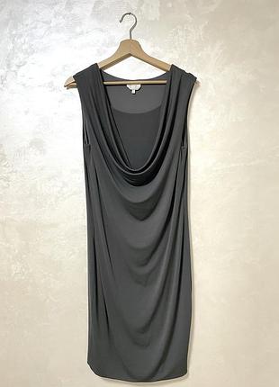 Трикотажна сукня max mara сірого кольору, м.