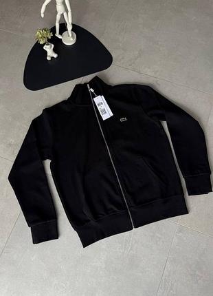 🔥full zip   lacoste black  🔥