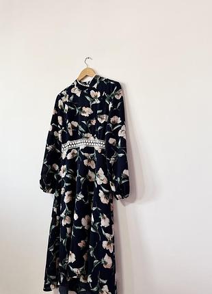 Міді плаття з красивою спинкою boohoo🌿