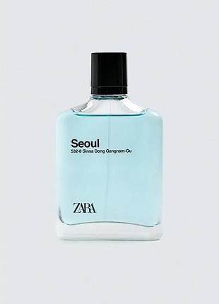 Парфумерна вода чоловіча zara seoul 100 мл (індивідуальне упакування)