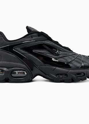 Кросівки чоловічі, кросівки жіночі, 1в1 люкс якість, шкіра, nike skepta black, sky-nik-0784
