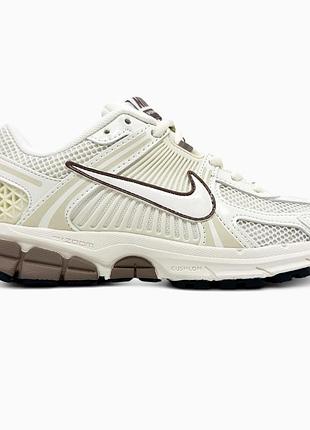 Кросівки чоловічі, кросівки жіночі, 1в1 люкс якість, шкіра, nike zoom vomero 5 sail mink brown, sky-nik-0806