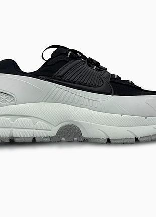 Кроссовки мужские, кроссовки женские, 1в1 люкс качество, кожа, nike zoom vomero roam white/black, sky-nik-0615