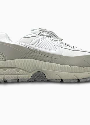 Кросівки чоловічі, кросівки жіночі, 1в1 люкс якість, шкіра, nike zoom vomero roam white/beige, sky-nik-0618