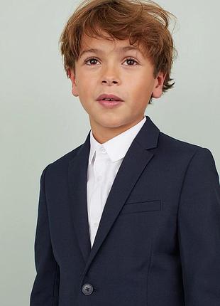 H&amp;m 134, 140, 146 пиджак классический синий