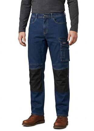 Джинсы рабочие мужские parkside cargo с карманами cordura bs001491