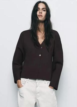 Кофта класика тепла zara розмір м 38
